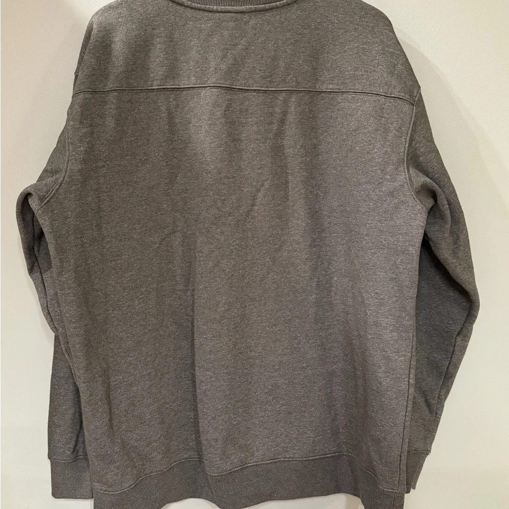 Columbia Men’s Fleece Crewneck Sweatshirt - Grey/Green